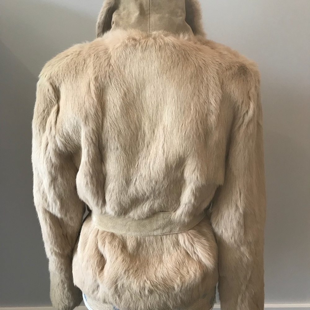 Short Rabbit Hair Jacket - Picture 2 of 5